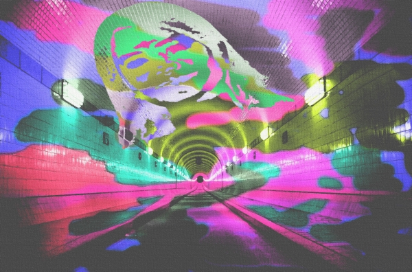 Creation of colorful creepiness: Step 4